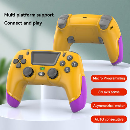 P06 Wireless Game Controller with Six Axis Gyroscope Dual Vibration Gamepad for PS4 / Switch / PC / TV