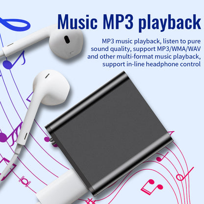 Q8 8GB Noise Cancelling Mini Voice Recorder Voice Activated Recorder MP3 Player with OTG Function