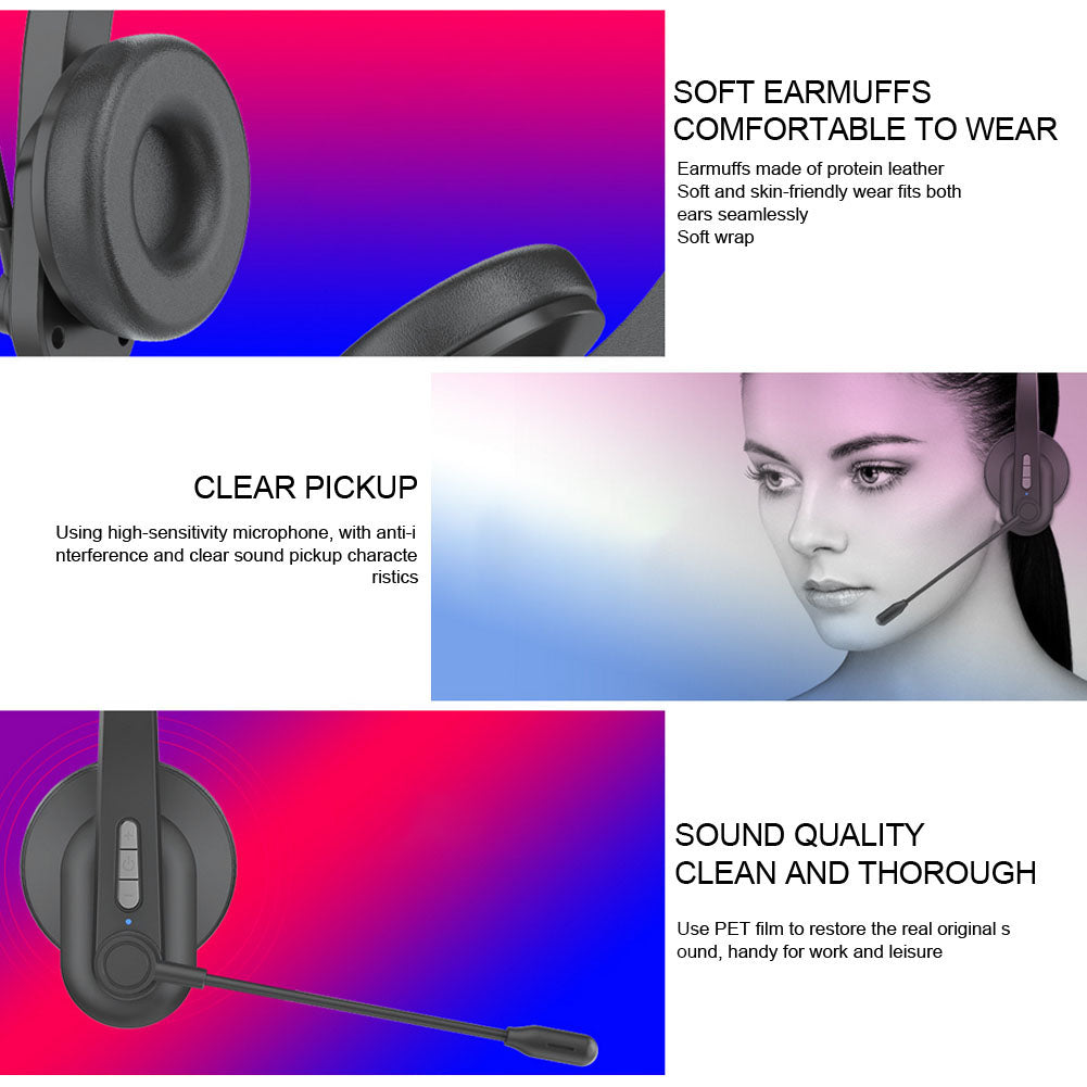 OY632 Noise-canceling Telephone Headset for Call Center Bluetooth-compatible Headphones