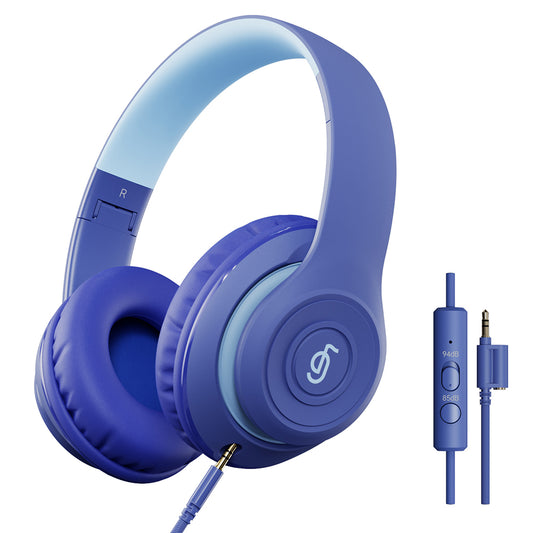 EP21 Noise Canceling Over-ear Bluetooth Headphone Adult Kid Dual Modes Stereo Sound 3.5mm Wired Headset