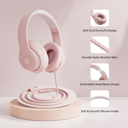 EP21 Noise Canceling Over-ear Bluetooth Headphone Adult Kid Dual Modes Stereo Sound 3.5mm Wired Headset