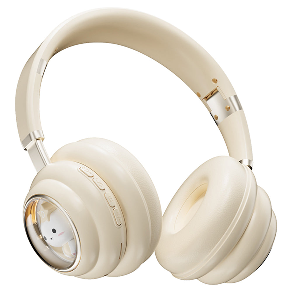 KE-30 Cat Space Capsule Design Wireless Headset RGB Colorful Light Gaming Bluetooth Headphone