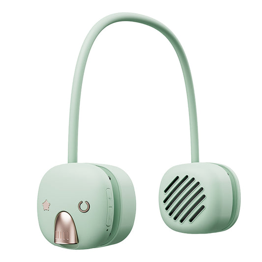 T5 Mini Size Neck Hanging Bluetooth Speaker Neckband Portable Wireless HiFi Sound Subwoofer with LED Light
