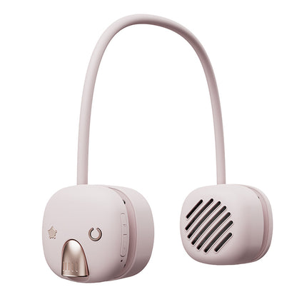 T5 Mini Size Neck Hanging Bluetooth Speaker Neckband Portable Wireless HiFi Sound Subwoofer with LED Light