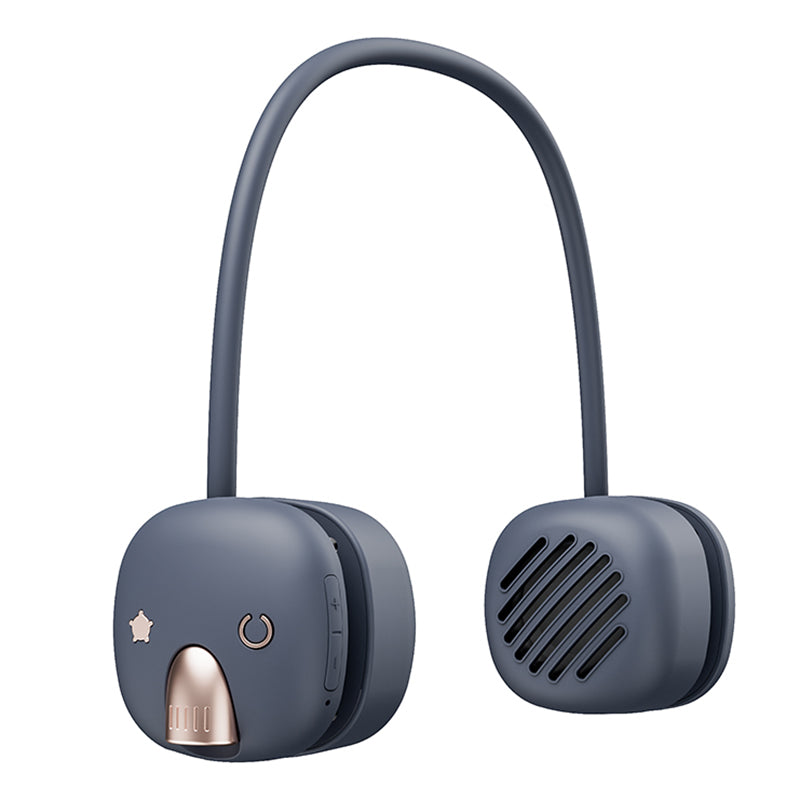T5 Mini Size Neck Hanging Bluetooth Speaker Neckband Portable Wireless HiFi Sound Subwoofer with LED Light