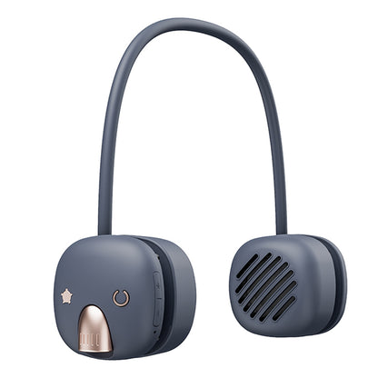 T5 Mini Size Neck Hanging Bluetooth Speaker Neckband Portable Wireless HiFi Sound Subwoofer with LED Light