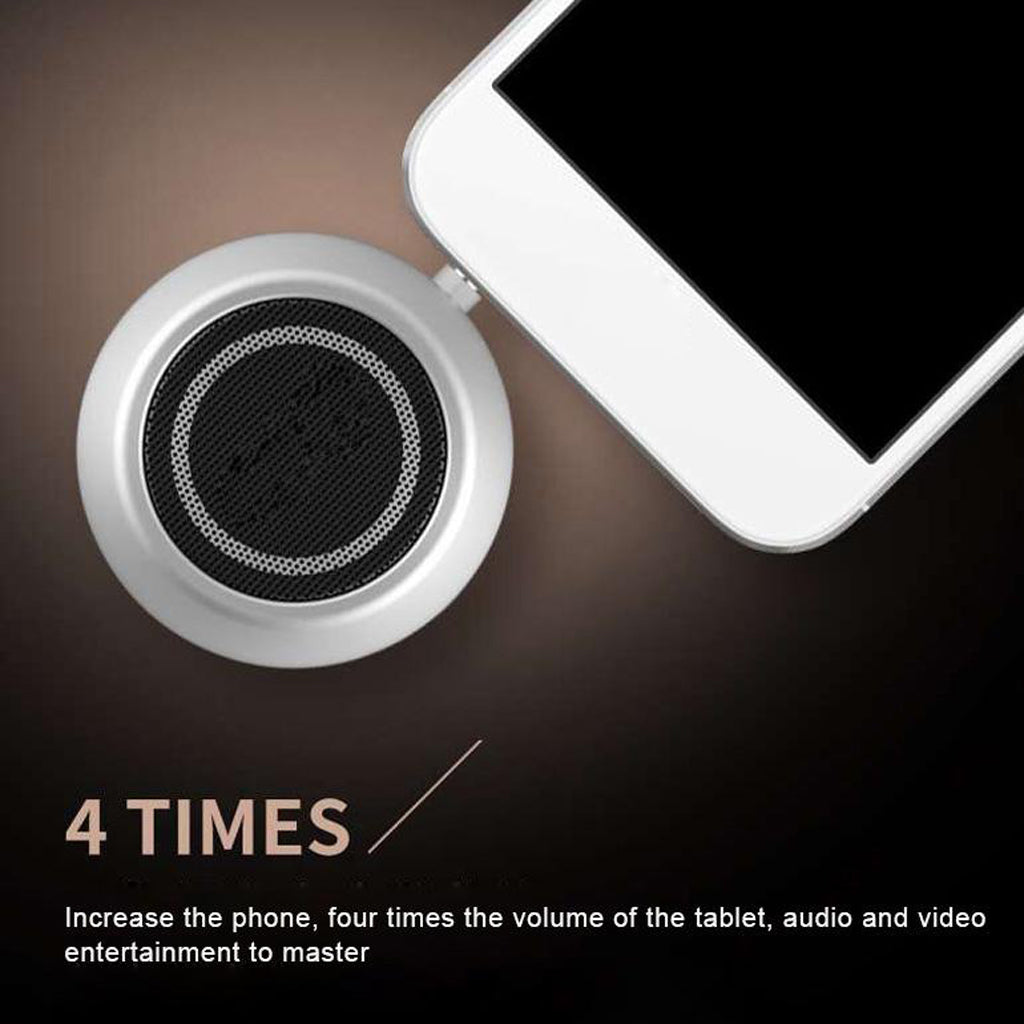 A5 Portable Stereo Mini Speaker 3.5 mm Audio Jack Wireless Plug-in Speaker for Phones Tablets Laptops