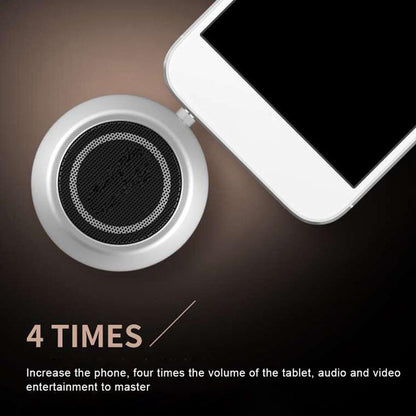 A5 Portable Stereo Mini Speaker 3.5 mm Audio Jack Wireless Plug-in Speaker for Phones Tablets Laptops