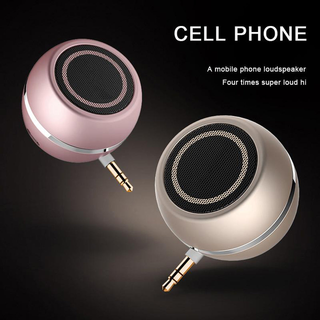 A5 Portable Stereo Mini Speaker 3.5 mm Audio Jack Wireless Plug-in Speaker for Phones Tablets Laptops