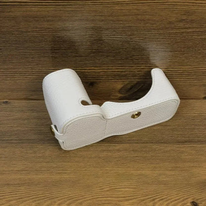 For Sony ZV-E1 Half Body Cover Genuine Cow Leather Camera Bottom Case with Battery Opening