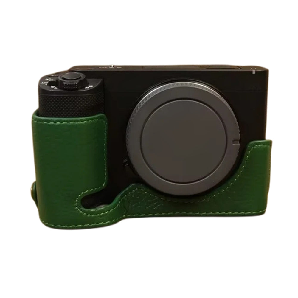 For Sony ZV-E1 Half Body Cover Genuine Cow Leather Camera Bottom Case with Battery Opening