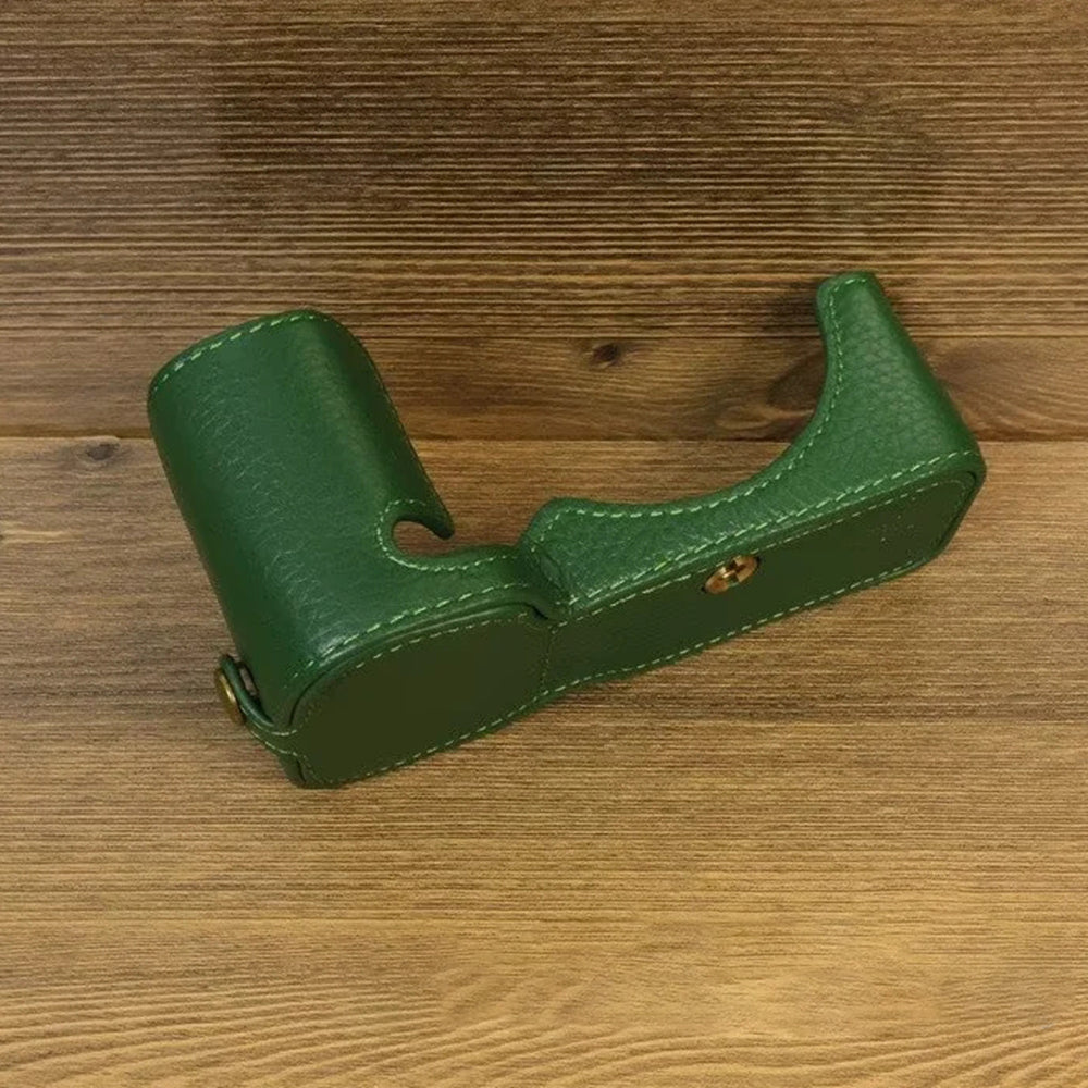 For Sony ZV-E1 Half Body Cover Genuine Cow Leather Camera Bottom Case with Battery Opening
