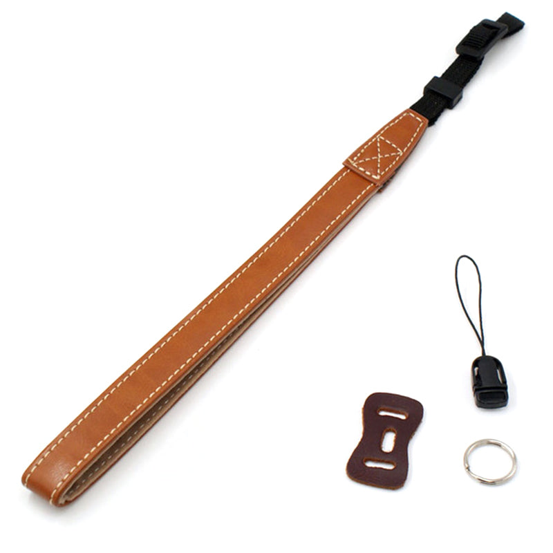 DSLR Camera Carrying Hand Strap SLR Camera PU Leather Anti-lost Wrist Rope