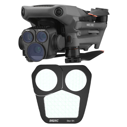 BRDRC For DJI Mavic 3 Pro Multi-layer Nano-coating Optical Glass Filter with Aluminium Frame