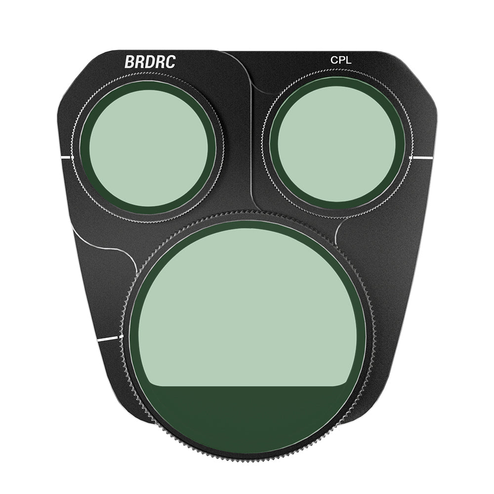 BRDRC For DJI Mavic 3 Pro Multi-layer Nano-coating Optical Glass Filter with Aluminium Frame