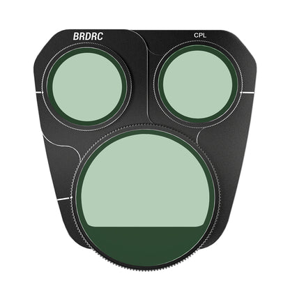 BRDRC For DJI Mavic 3 Pro Multi-layer Nano-coating Optical Glass Filter with Aluminium Frame