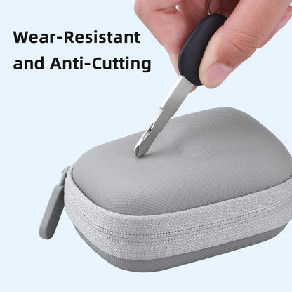 BRDRC Storage Bag for Osmo Action / 3 / 4 / GoPro 9 / 10 / 11 Camera PU Leather Carrying Case with Carabiner