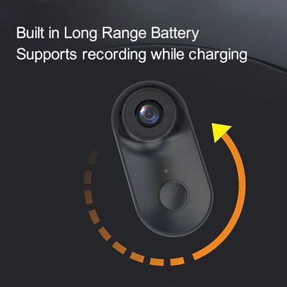 Magnetic Rotation Mini Camera Audio Clip-on Video Recorder Body Worn Cam WiFi Sports Camera