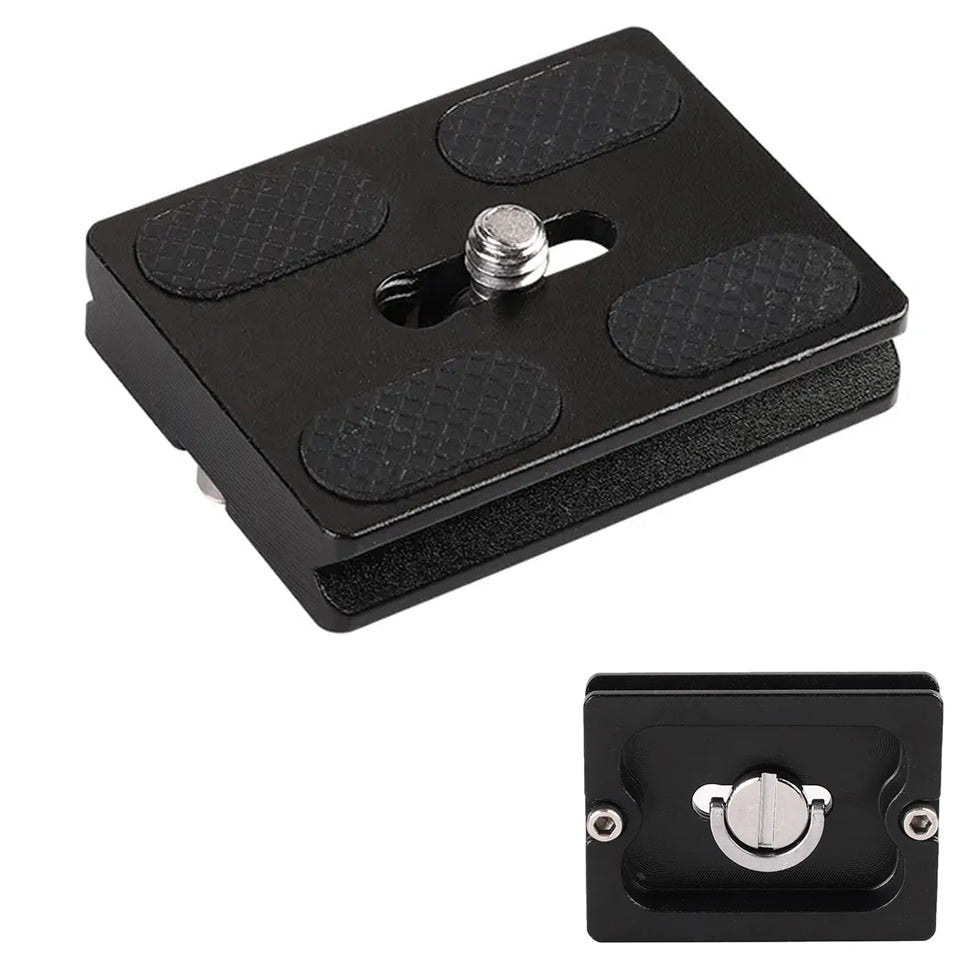 PU-50 Universal Camera Bottom Aluminum Alloy 1 / 4 Screw Quick Release Plate