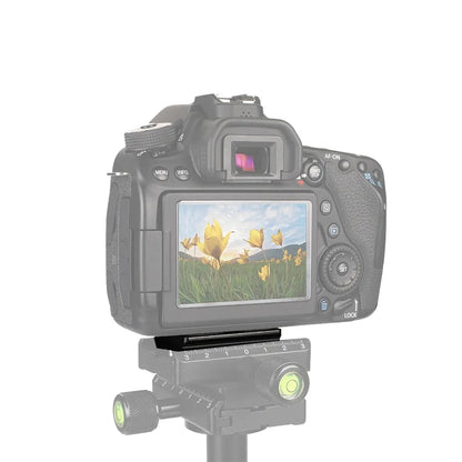 PU-50 Universal Camera Bottom Aluminum Alloy 1 / 4 Screw Quick Release Plate
