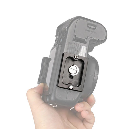 PU-50 Universal Camera Bottom Aluminum Alloy 1 / 4 Screw Quick Release Plate