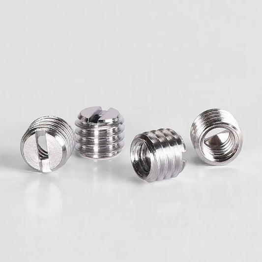 225 1 / 4 UNC to 3 / 8 UNC Iron Screw Adapter Camera Tripod Ball Head Quick Release Plate Mount Converter