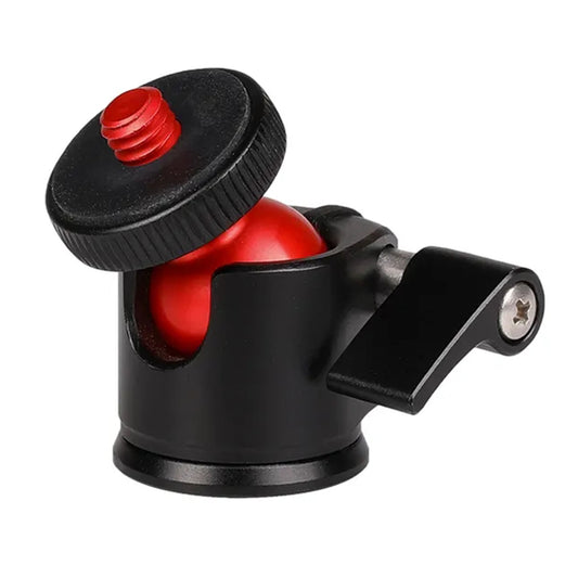 C017 For DSLR Camera Tripod Mount Holder Aluminum Alloy 360 Degree Rotating Ball Gimbal Mount Adapter with 1 / 4 Screw