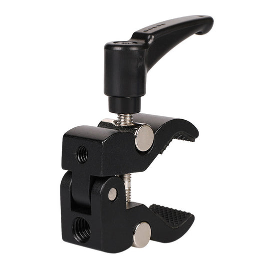 J025 Crab Clamp Super Clamp with 1 / 4 3 / 8 Thread for DSLR Rig LCD Monitor LED Light Tripod Magic Arm