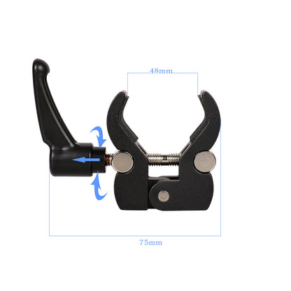 J025 Crab Clamp Super Clamp with 1 / 4 3 / 8 Thread for DSLR Rig LCD Monitor LED Light Tripod Magic Arm