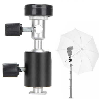 E002 C-Type Flashlight Holder Swivel Mount Photography Camera Umbrella Holder Bracket Light Stand