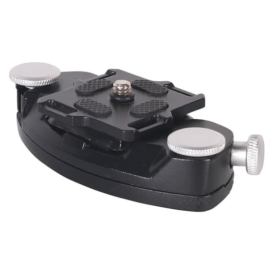 Z026 Aluminum Alloy 1 / 4 Screw Quick Release Plate Backpack Belt DSLR Camera Mount Buckle