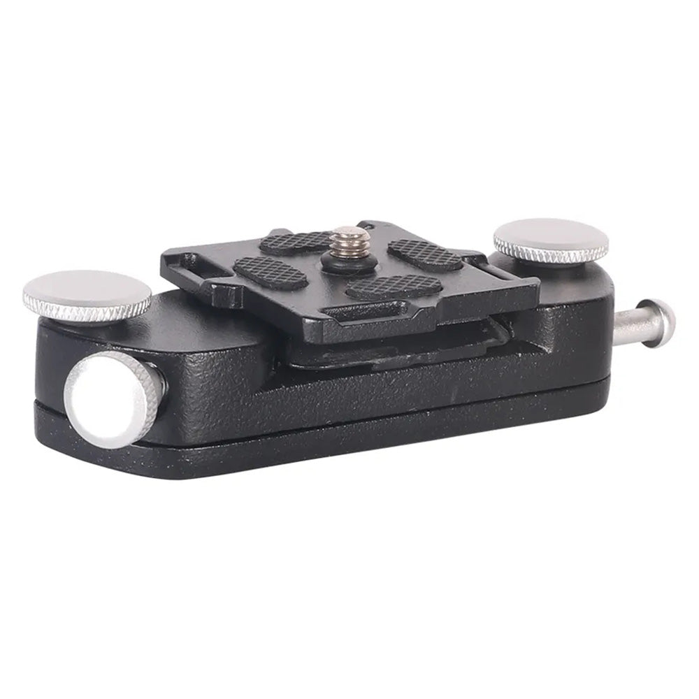 Z026 Aluminum Alloy 1 / 4 Screw Quick Release Plate Backpack Belt DSLR Camera Mount Buckle