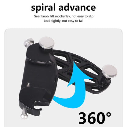 Z026 Aluminum Alloy 1 / 4 Screw Quick Release Plate Backpack Belt DSLR Camera Mount Buckle