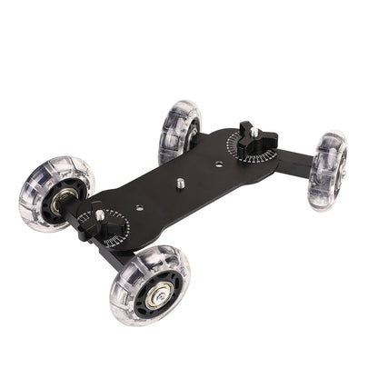 H024 For Canon 5D2 / 7D / 60D DLSR Camera Camcorder Photography Silent Sliding Rail Desktop Mini Camera Rail Car