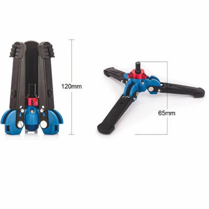 A005 Portable Foldable Tripod Aluminum Alloy DSLR Camera Phone Stand 3 / 8 Screw Monopod Mount Connector