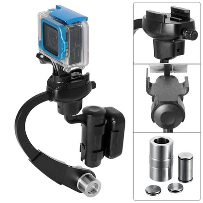 GP217 Mobile Phone Gimbal Holder SLR Camera DV Video Camera Stabilizer for GoPro Handheld Stabilizer
