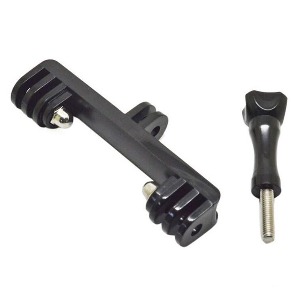 GP245 For Xiaoyi SJCAM Fill Light Camera Microphone Adapter Dual Head Camera Mount for GoPro Hero