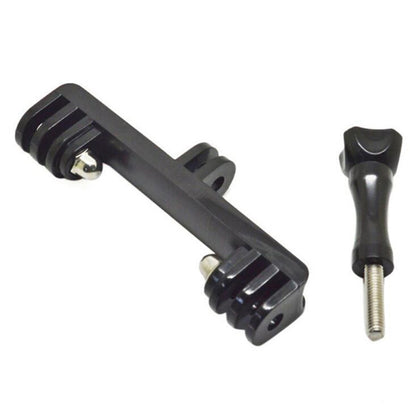 GP245 For Xiaoyi SJCAM Fill Light Camera Microphone Adapter Dual Head Camera Mount for GoPro Hero