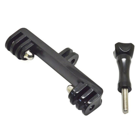 GP245 For Xiaoyi SJCAM Fill Light Camera Microphone Adapter Dual Head Camera Mount for GoPro Hero