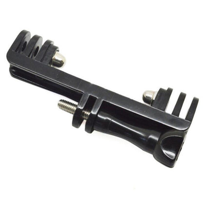 GP245 For Xiaoyi SJCAM Fill Light Camera Microphone Adapter Dual Head Camera Mount for GoPro Hero
