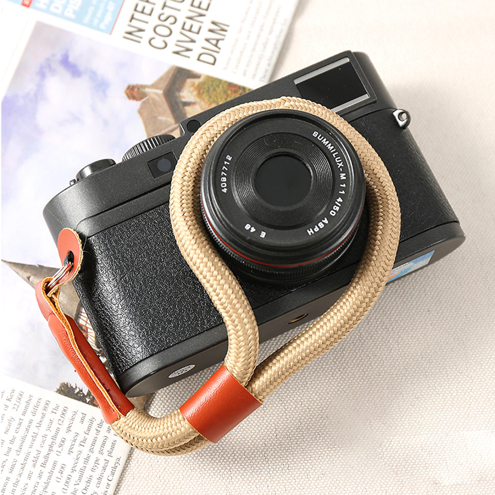 SZ02 SLR Camera Hand Strap Camera Carrying Lanyard Anti-lost Braided Wrist Rope