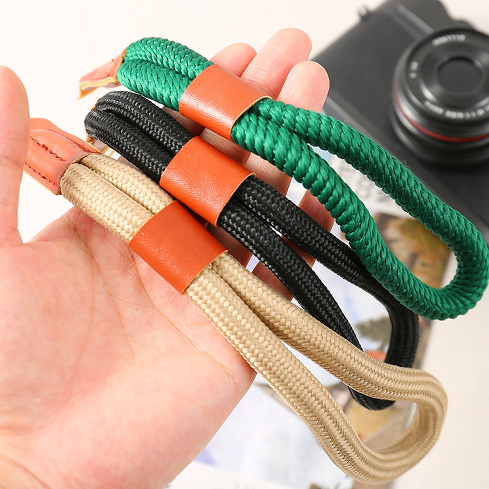 SZ02 SLR Camera Hand Strap Camera Carrying Lanyard Anti-lost Braided Wrist Rope