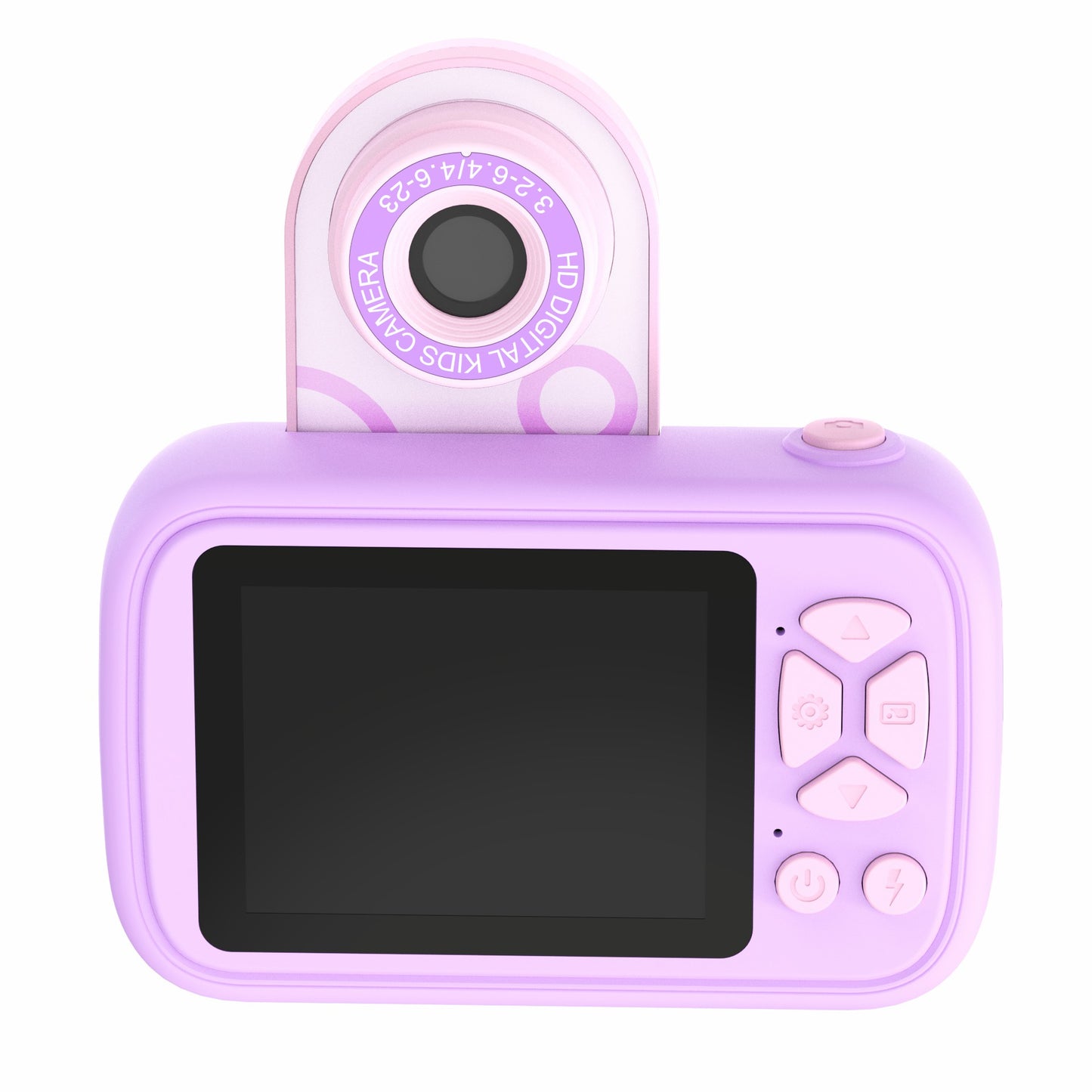 H19 2.4 inch Screen Children Camera 180-Degree Flip Camera Len with Tripod, Support 32G Memory Card