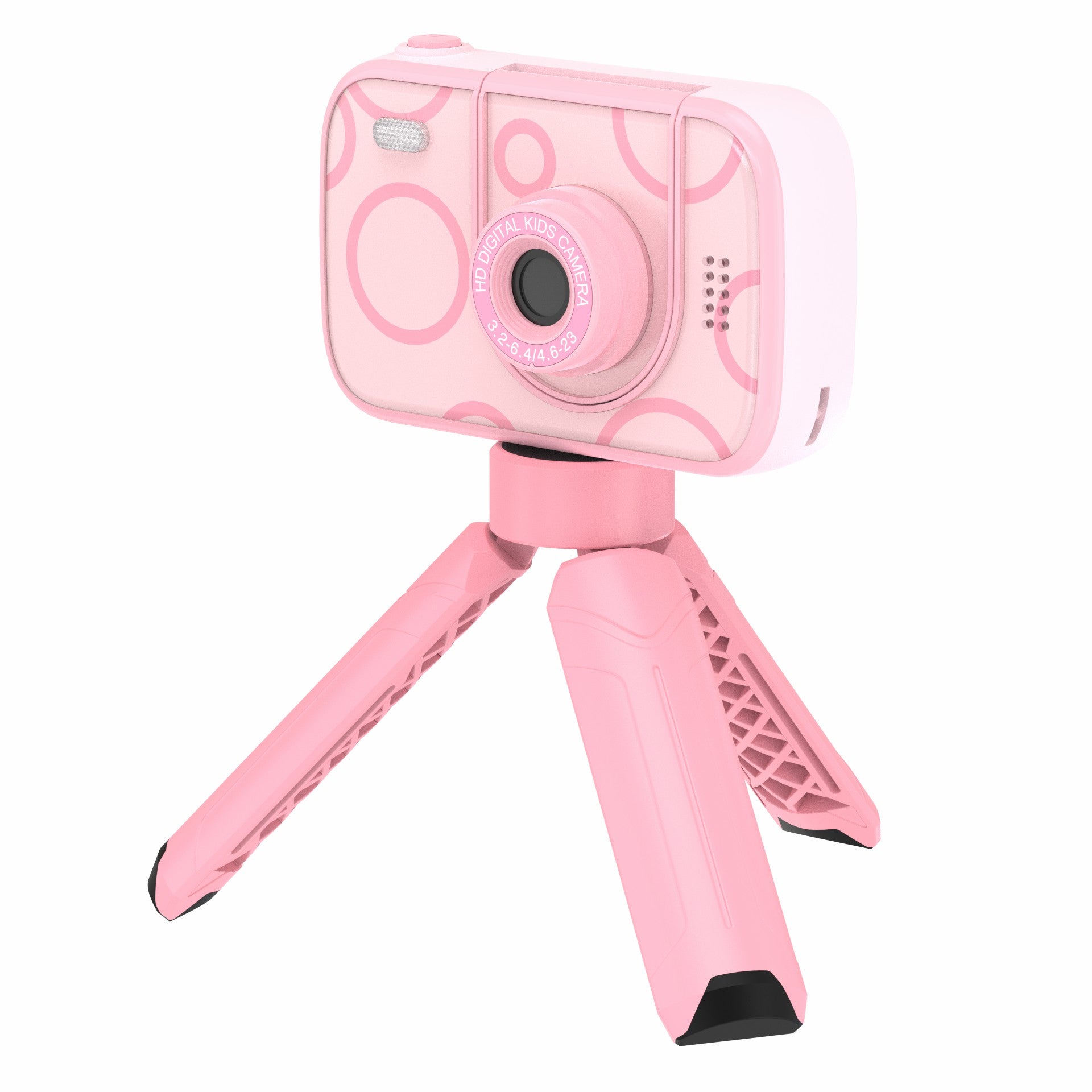 H19 2.4 inch Screen Children Camera 180-Degree Flip Camera Len with Tripod, Support 32G Memory Card