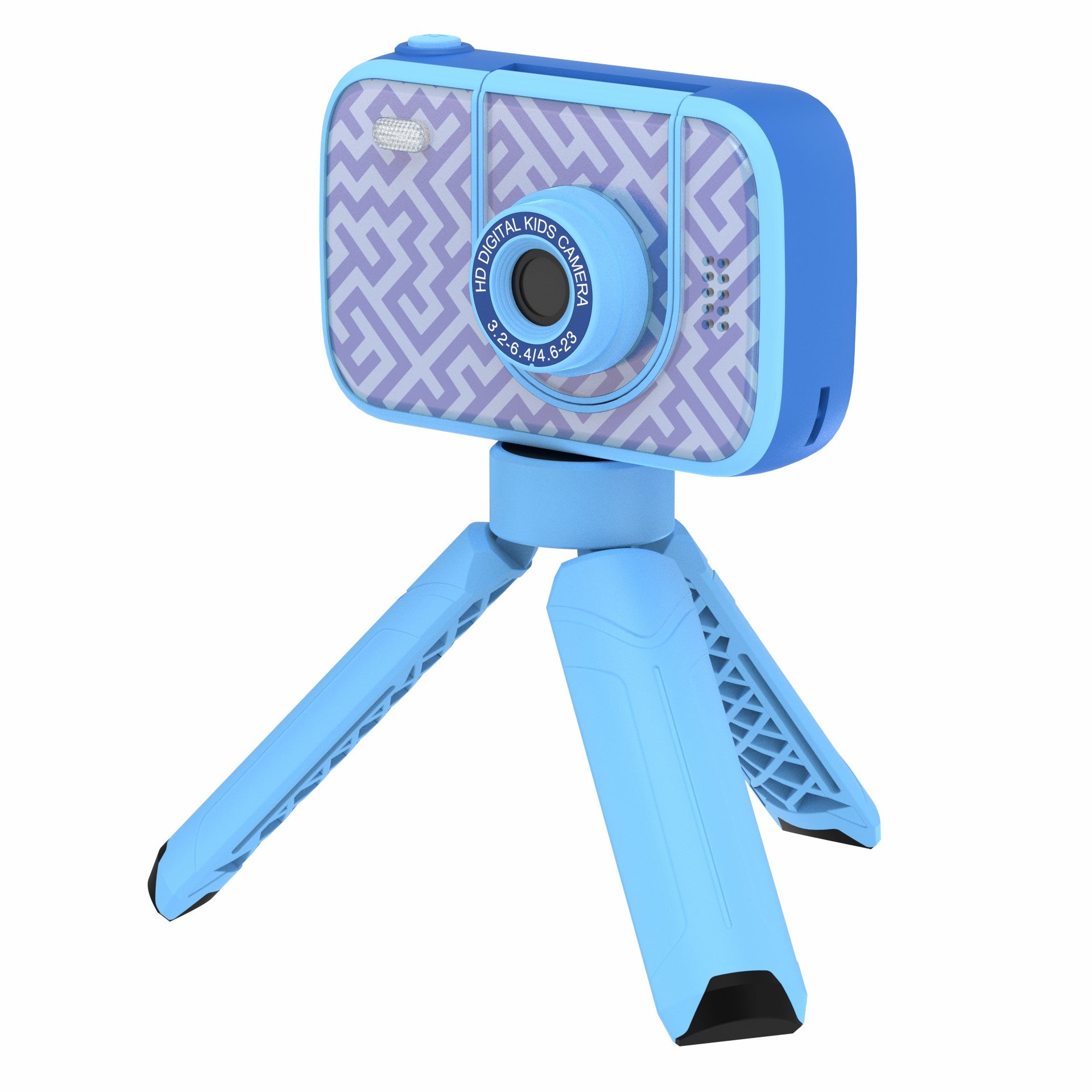 H19 2.4 inch Screen Children Camera 180-Degree Flip Camera Len with Tripod, Support 32G Memory Card