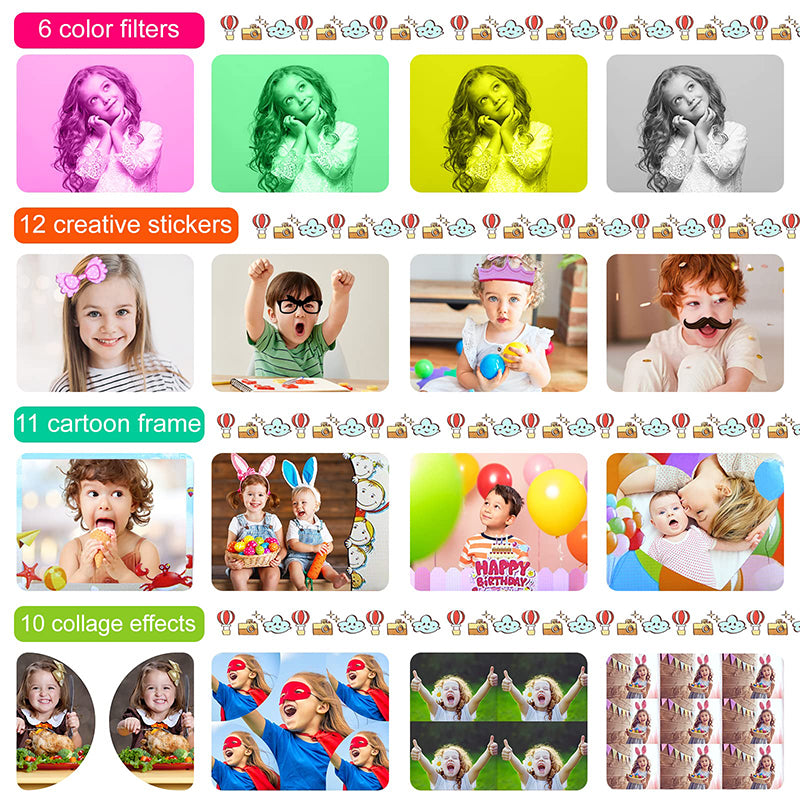 X10 2.0 Cartoon Fox Kids Camera HD Dual Lens Camcorder Toy (with 32G Memory Card + Card Reader)