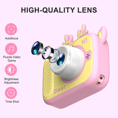 X12 Mini Camera Toy HD Dual Lens Video Recorder for Children Gift (with 32G Memory Card + Card Reader)
