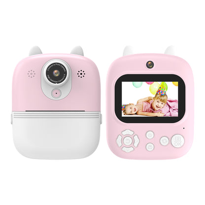 P2 2.4-inch IPS Screen Children Camera Thermal Printer Camera WiFi Printing Camera Support TF Card Storage