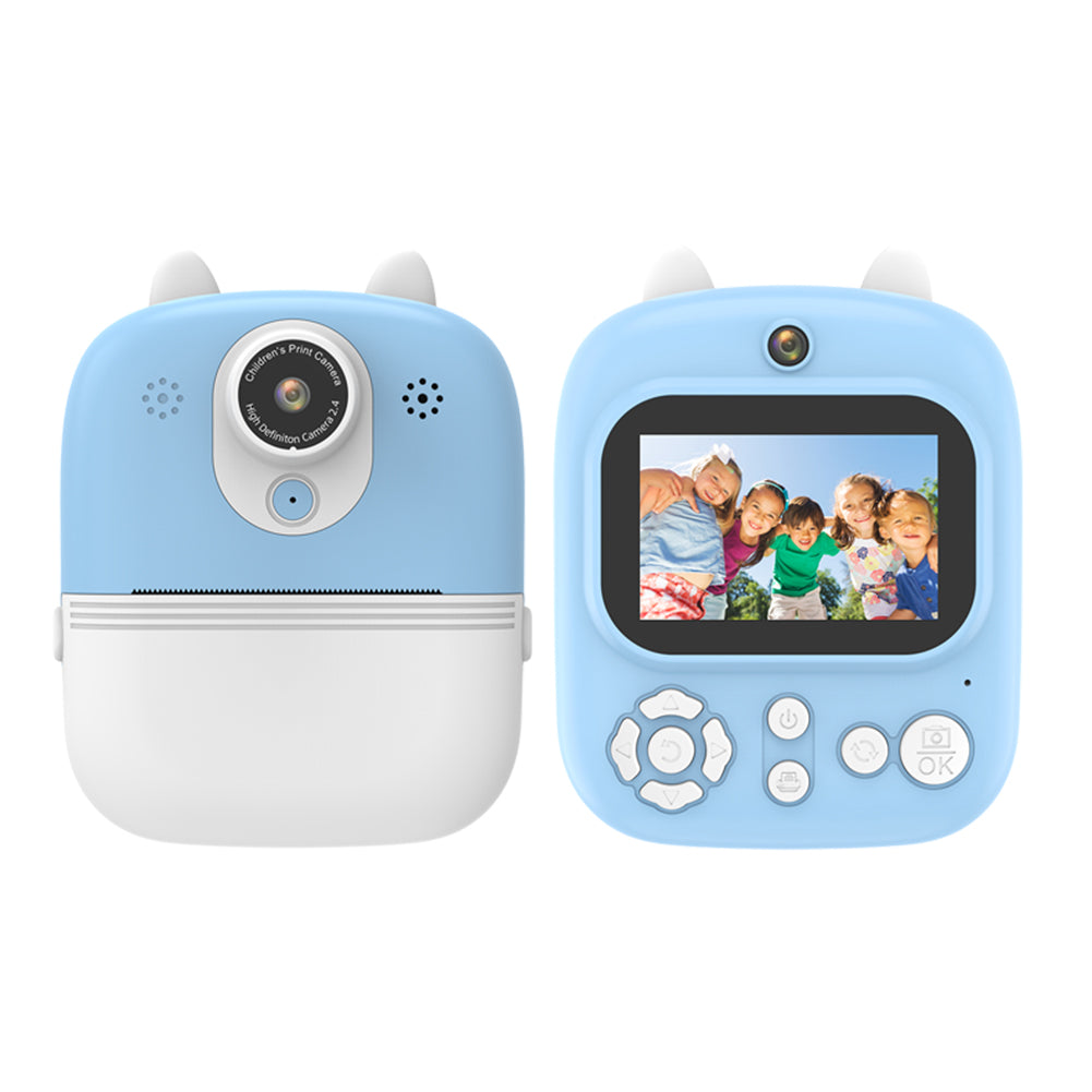 P2 2.4-inch IPS Screen Children Camera Thermal Printer Camera WiFi Printing Camera Support TF Card Storage
