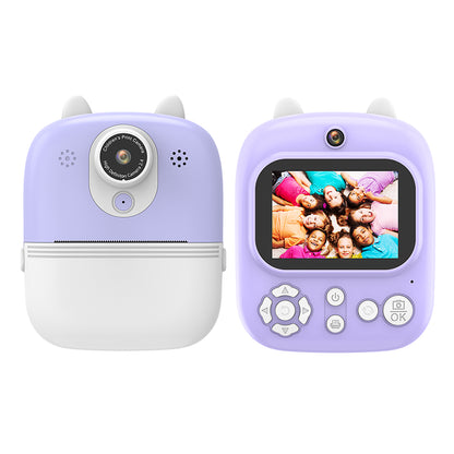 P2 2.4-inch IPS Screen Children Camera Thermal Printer Camera WiFi Printing Camera Support TF Card Storage